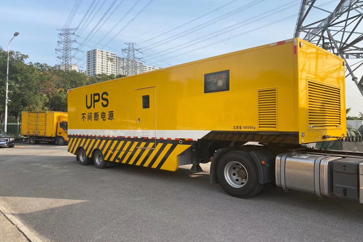平邑发电机租赁施工现场